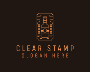 Rustic Beer Brewer Stamp logo design