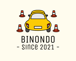 Cab - Car Traffic Cone logo design
