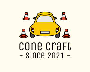 Cone - Car Traffic Cone logo design