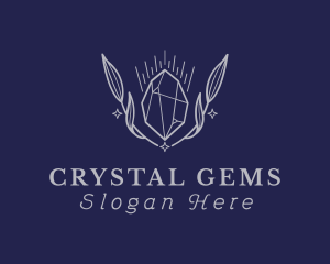 Natural Precious Gem logo design