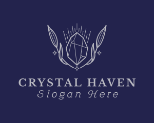 Natural Precious Gem logo design