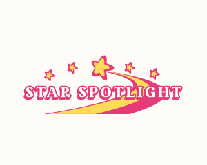 Cute Shooting Star logo design