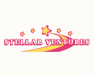 Cute Shooting Star logo design