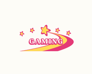 Player - Cute Shooting Star logo design