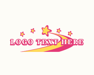 Recreational - Cute Shooting Star logo design