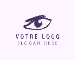 Violet - Violet Eyebrow Salon logo design