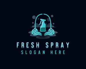 Spray - Spray Mop Sanitation logo design