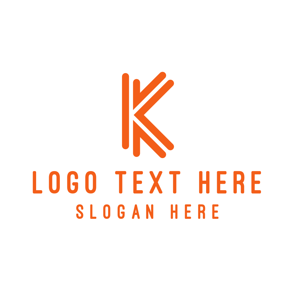 Orange K Outline Logo | BrandCrowd Logo Maker