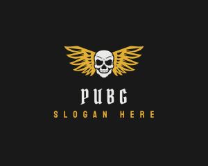 Horror - Flying Skull Gamer logo design