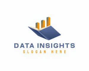 Statistics - Book Finance Statistics logo design