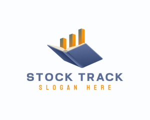 Inventory - Book Finance Statistics logo design