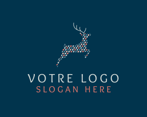 Safari - Deer Polkadots Craft logo design