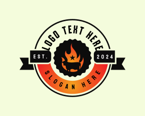 Cow - Cow Grill Steakhouse logo design