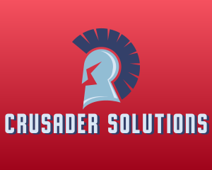 Crusader - Spartan Gaming Warrior logo design