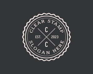 Hipster Stamp Studio logo design