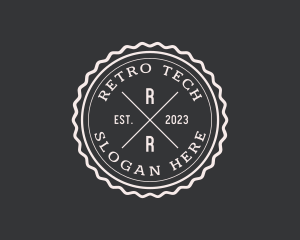 Hipster Stamp Studio logo design