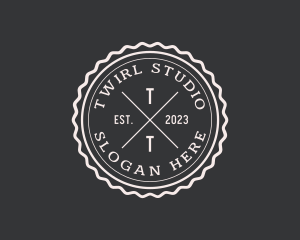 Hipster Stamp Studio logo design