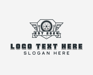 Tire Car Repair Logo