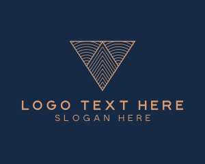 Triangle - Elegant Company Triangle logo design