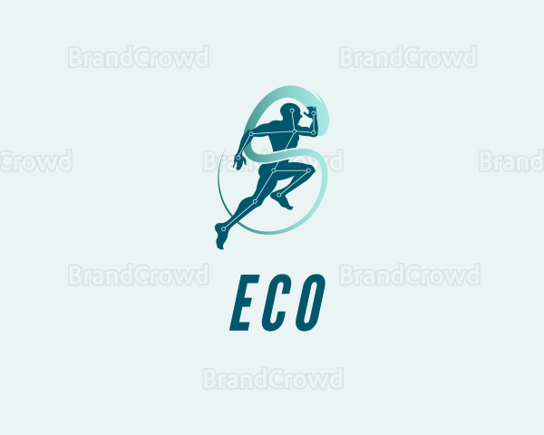 Physical Runner Fitness Logo