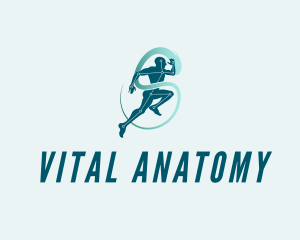 Anatomy - Physical Runner Fitness logo design