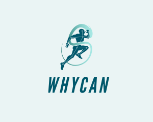 Rehabilitation - Physical Runner Fitness logo design