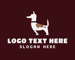 Veterinarian - Brown Pet Dog Veterinary logo design