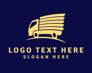 Yellow - Yellow Delivery Truck logo design