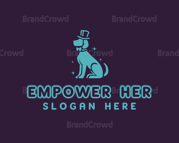 Pet Grooming Dog Logo