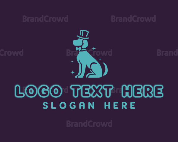 Pet Grooming Dog Logo