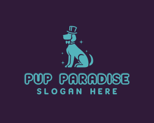 Pet Grooming Dog logo design