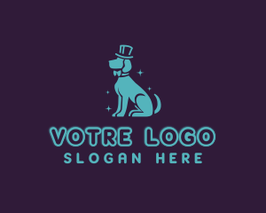 Bow Tie - Pet Grooming Dog logo design