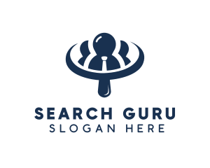 HR Job Search logo design