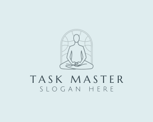 Yoga Meditation Wellness Logo