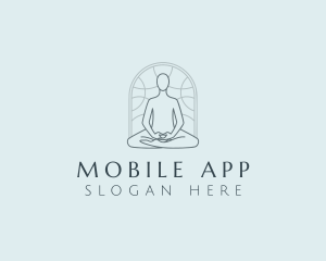 Yoga Meditation Wellness Logo