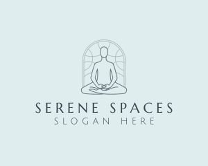 Yoga Meditation Wellness logo design