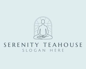 Yoga Meditation Wellness logo design