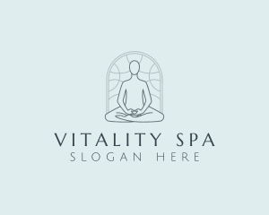 Wellness - Yoga Meditation Wellness logo design