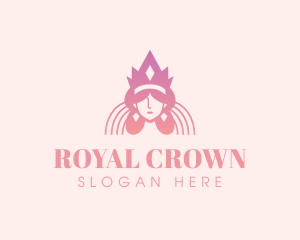 Queen - Queen Beauty Crown logo design