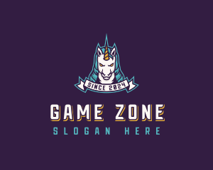 Unicorn Gamer Clan logo design