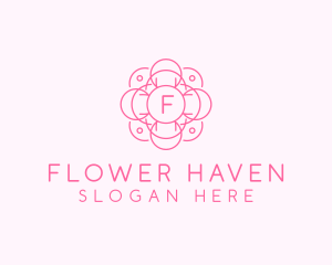 Flower Beauty Cosmetics  logo design