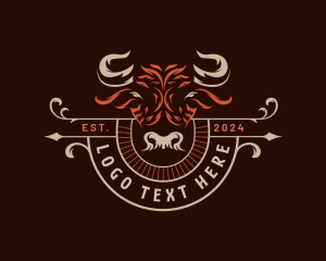 Barn - Bull Ranch Livestock logo design