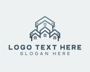 Roofing - Construction House Roofing logo design