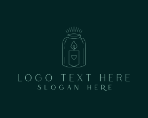 Scented - Wax Scented Candle logo design