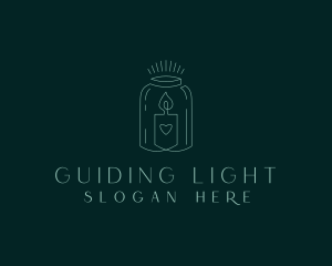 Wax Scented Candle logo design