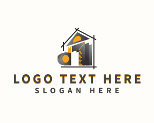 Housing - House Construction Tools logo design