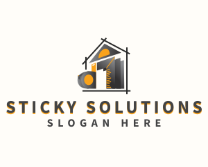 House Construction Tools logo design