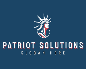 Liberty American Patriot logo design