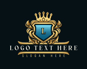 Crown - Luxury Royal Crest logo design