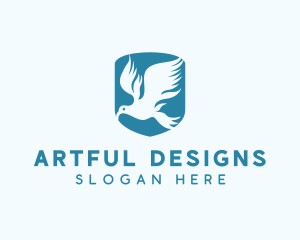 Blue Bird Hawk logo design